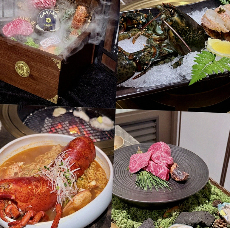 대보정 시청역점 · 광화문 맛집 한우오마카세 · 시그니처 한우 쇼잉 — 진열함에 담긴 마블링 한우와 캐비아