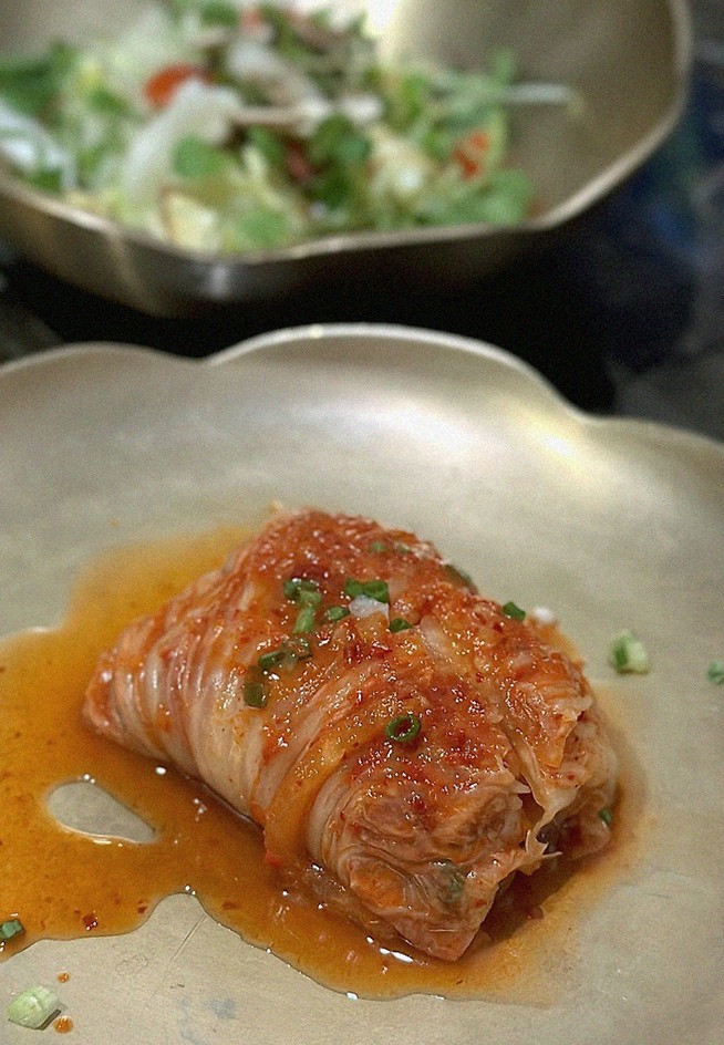 대보정 시청역점 · 한우오마카세 서울 한우오마카세 · 코스에 곁들여지는 해산물 요리