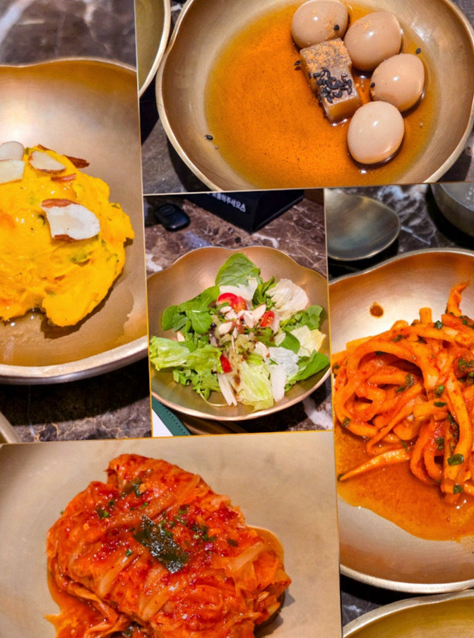 DAEBOJUNG City Hall · assorted Korean side dishes (banchan)