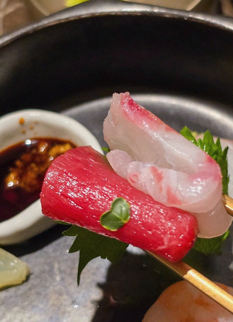 DAEBOJUNG City Hall · seafood course served alongside the beef