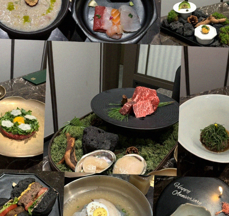 대보정 시청역점 · 서울역 맛집 한우오마카세 · 한 상 가득 차려진 한우 오마카세 코스