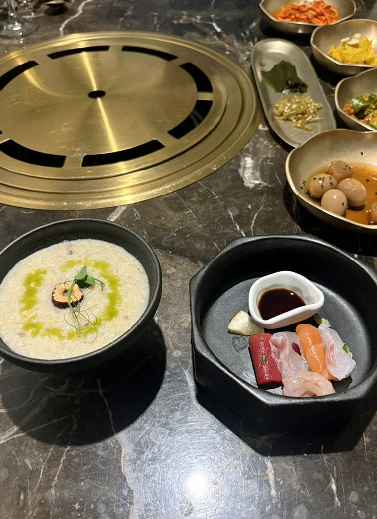 대보정 시청역점 · 광화문 맛집 서울 한우오마카세 · 코스에 곁들여지는 해산물 요리