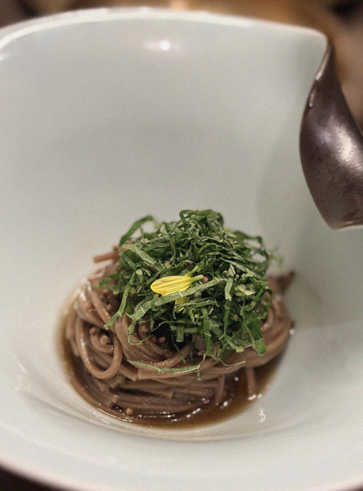 DAEBOJUNG Yeouido · a plated course of Hanwoo beef