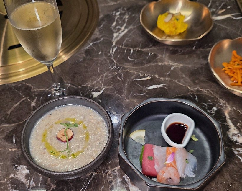 DAEBOJUNG Yeouido · fresh Hanwoo beef tartare (yukhoe)