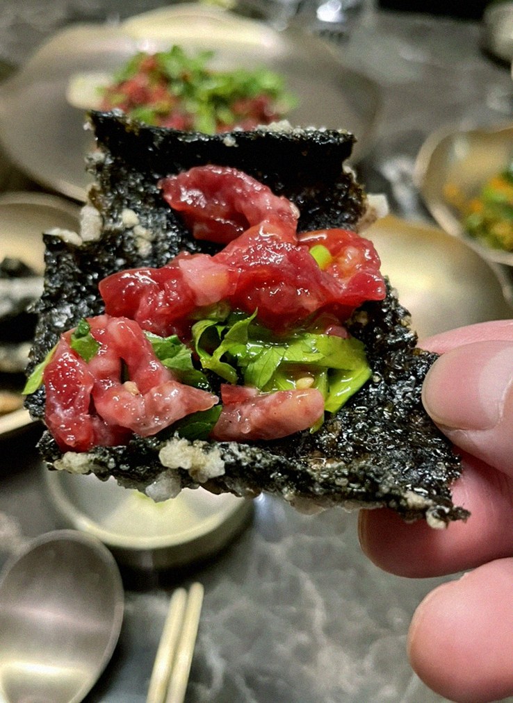대보정 여의도점 · 여의도 룸식당 여의도 맛집 · 신선한 한우 육회