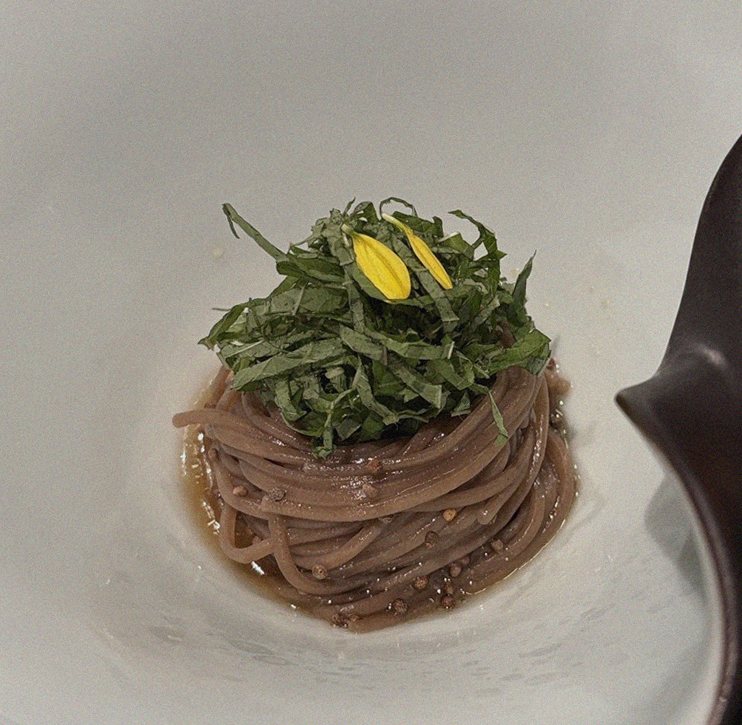DAEBOJUNG Yeouido · a plated course of Hanwoo beef