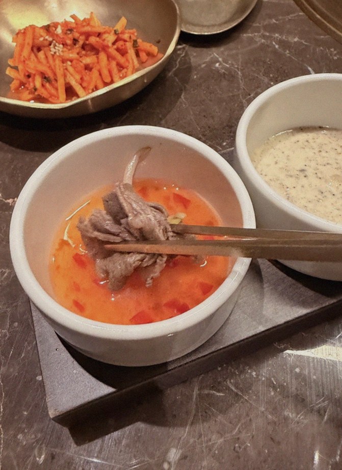 DAEBOJUNG Yeouido · 收尾的热汤