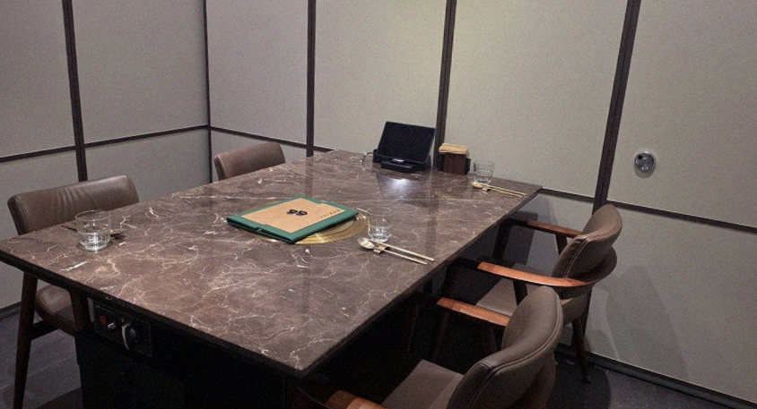 DAEBOJUNG Yeouido · a private dining room — every table is a private room