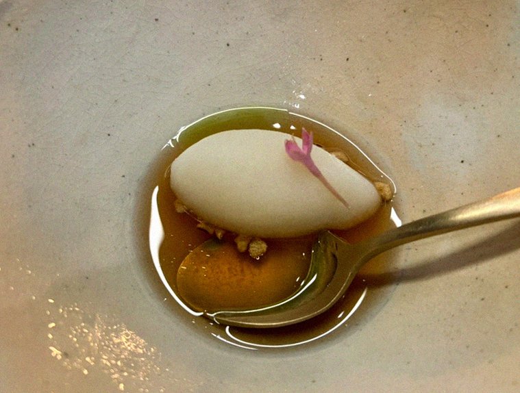 DAEBOJUNG Yeouido · a plated course of Hanwoo beef