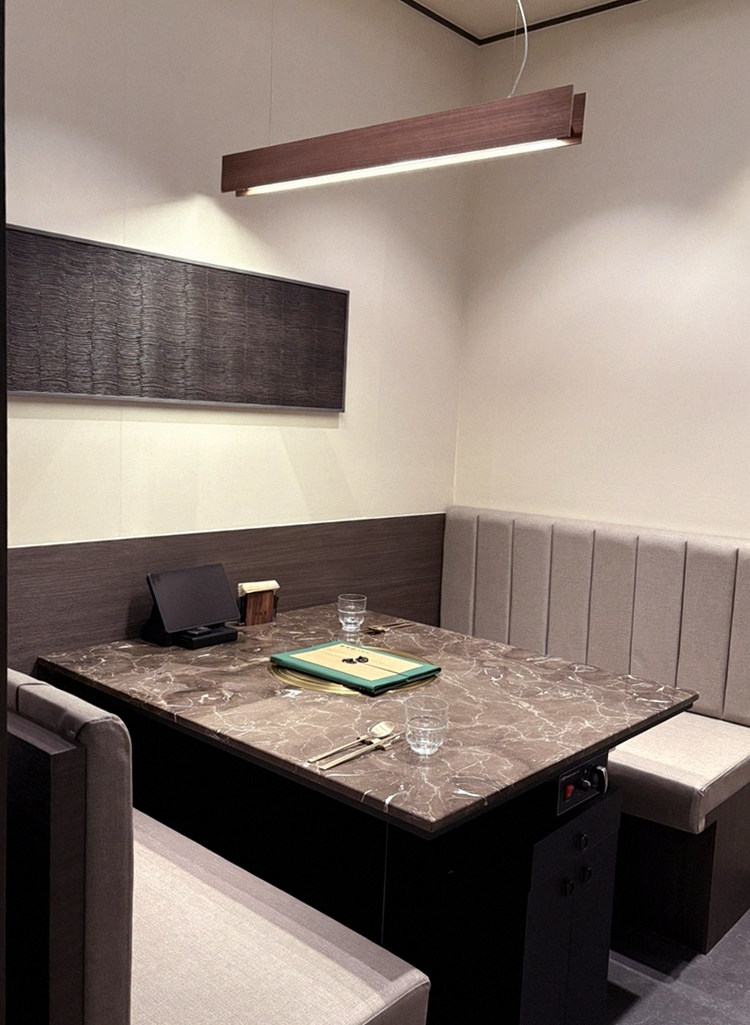 DAEBOJUNG Yeouido · a private dining room — every table is a private room
