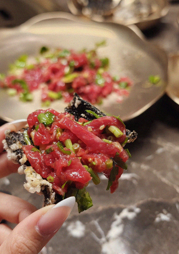 DAEBOJUNG Yeouido · fresh Hanwoo beef tartare (yukhoe)