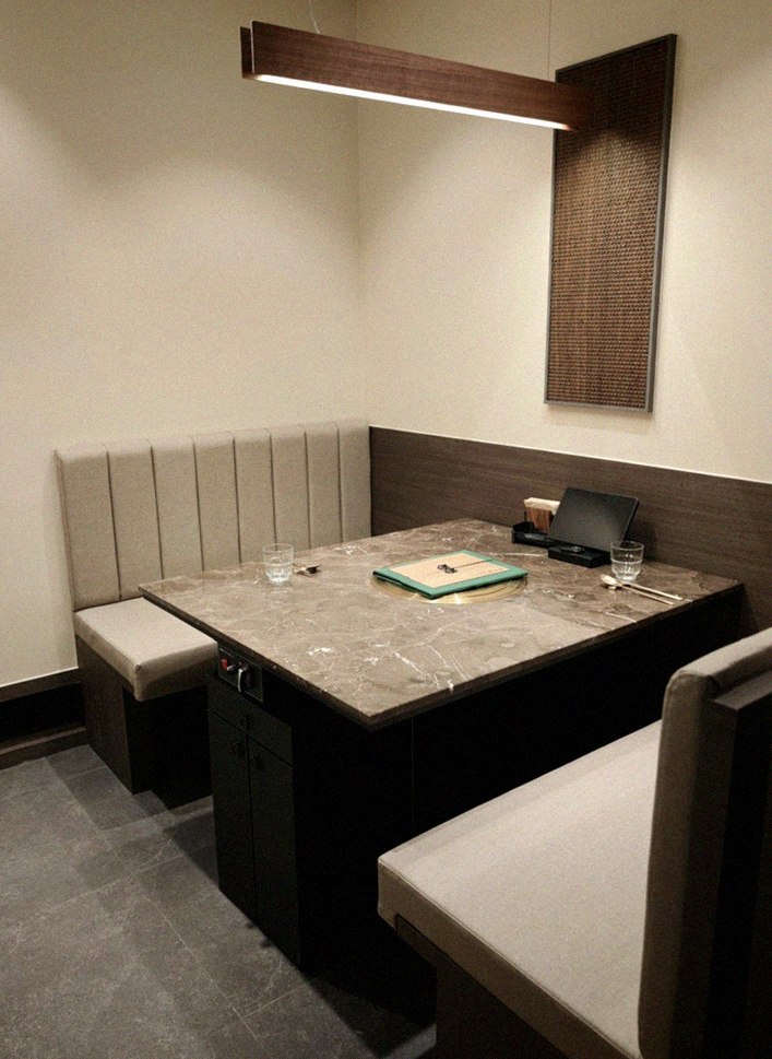 DAEBOJUNG Yeouido · a private dining room — every table is a private room