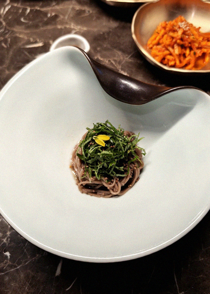 DAEBOJUNG Yeouido · fresh Hanwoo beef tartare (yukhoe)