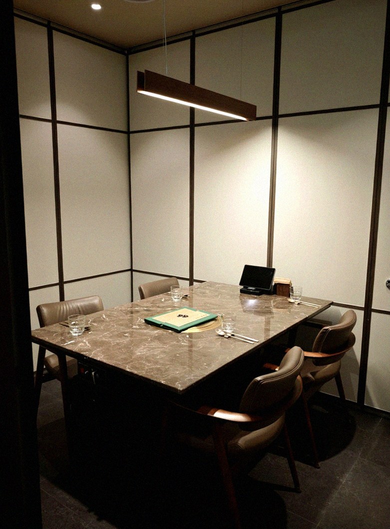 DAEBOJUNG Yeouido · a private dining room — every table is a private room