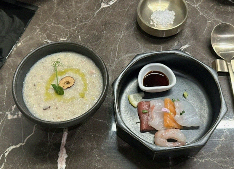 대보정 여의도점 · 여의도 룸식당 여의도 맛집 · 코스에 곁들여지는 해산물 요리