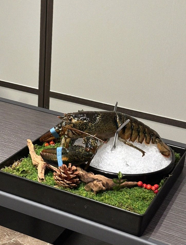 대보정 여의도점 · 여의도 룸식당 여의도 맛집 · 시그니처 한우 쇼잉 — 진열함에 담긴 마블링 한우와 캐비아