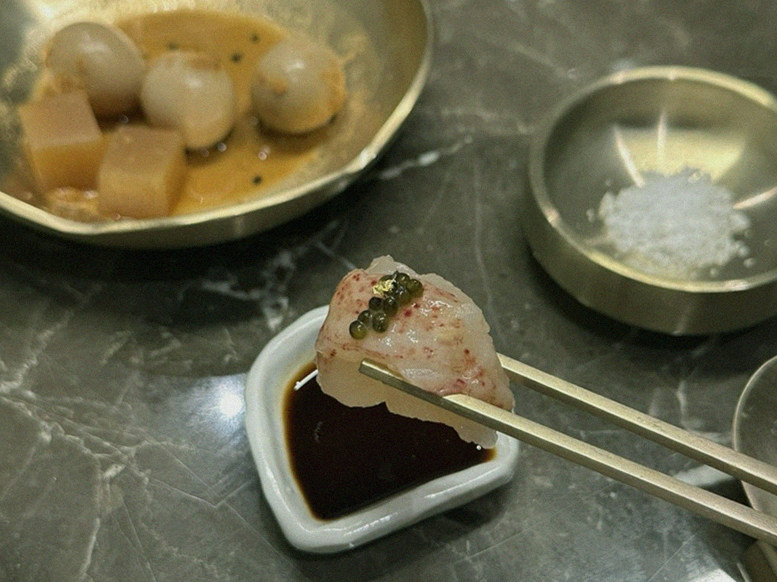 대보정 여의도점 · 여의도 룸식당 여의도 맛집 · 코스에 곁들여지는 해산물 요리