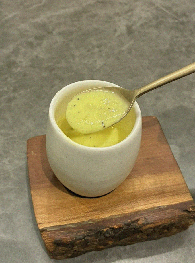 GOWOOGA Gwanghwamun · a warm soup to finish the course