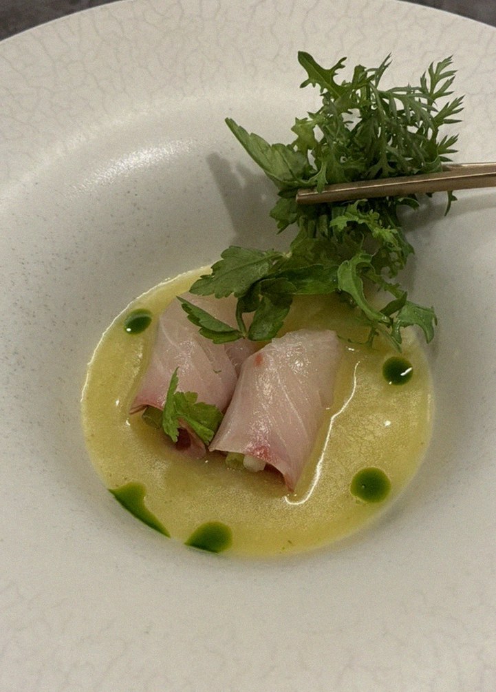 GOWOOGA Gwanghwamun · a plated course of Hanwoo beef