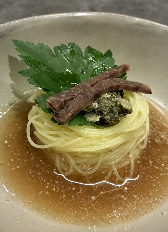 GOWOOGA Gwanghwamun · a warm soup to finish the course