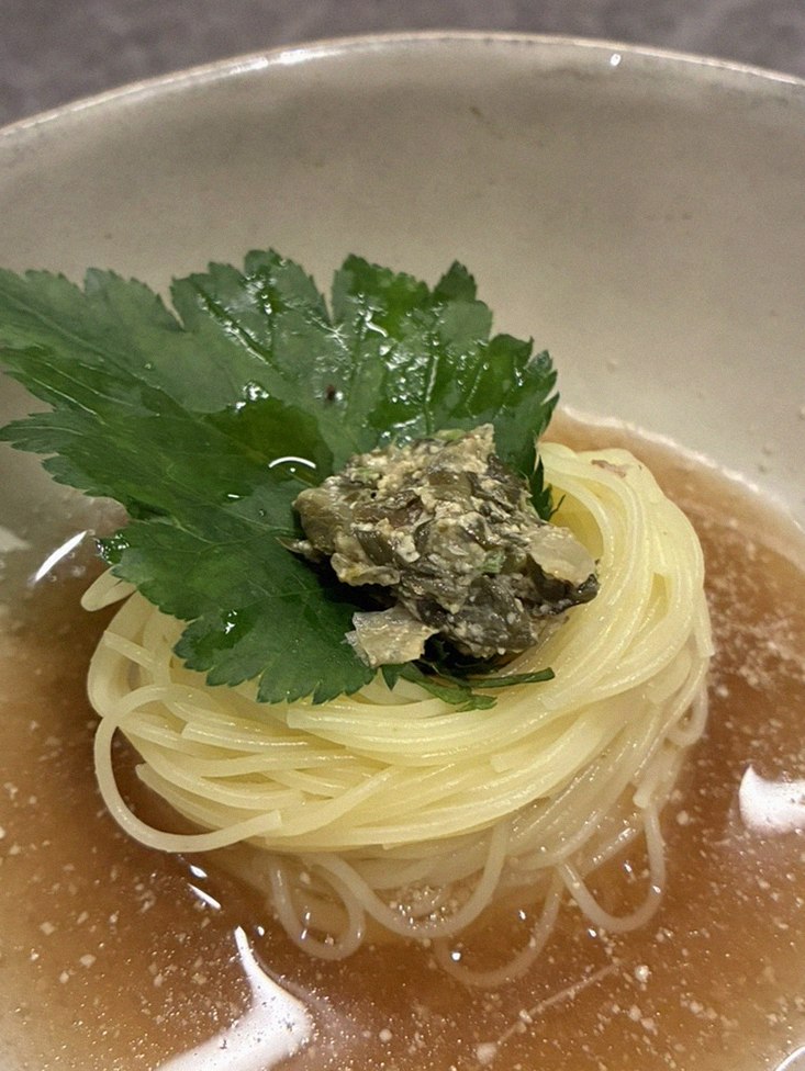 GOWOOGA Gwanghwamun · a warm soup to finish the course