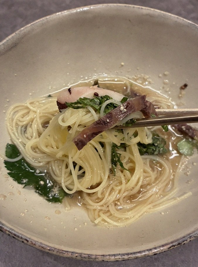GOWOOGA Gwanghwamun · a warm soup to finish the course