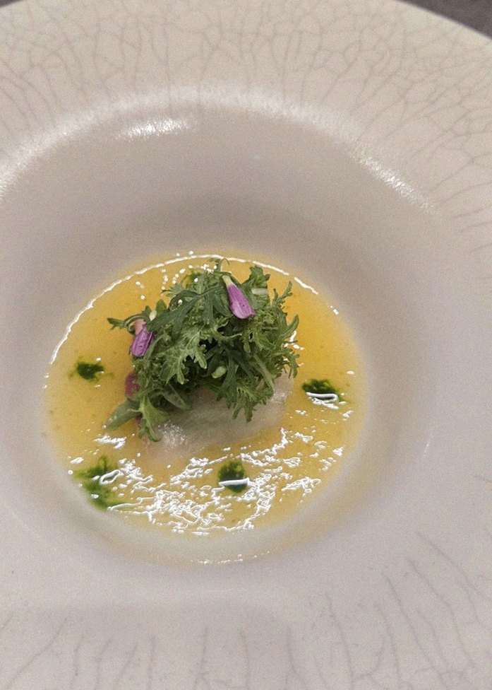 GOWOOGA Gwanghwamun · a plated course of Hanwoo beef