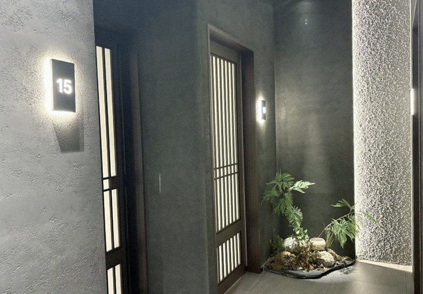 고우가 광화문점 · 광화문 한우오마카세 광화문 룸식당 · 매장 입구와 안내