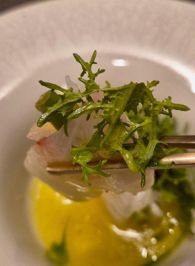 GOWOOGA Gwanghwamun · seafood course served alongside the beef