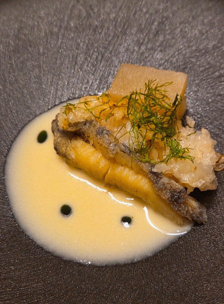 GOWOOGA Gwanghwamun · a plated course of Hanwoo beef