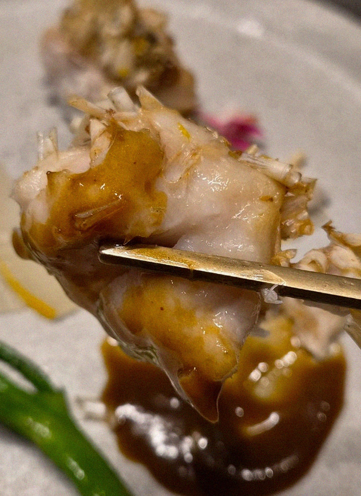 GOWOOGA Gwanghwamun · seafood course served alongside the beef