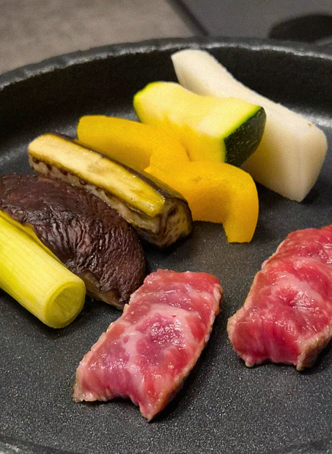 GOWOOGA Gwanghwamun · a plated course of Hanwoo beef