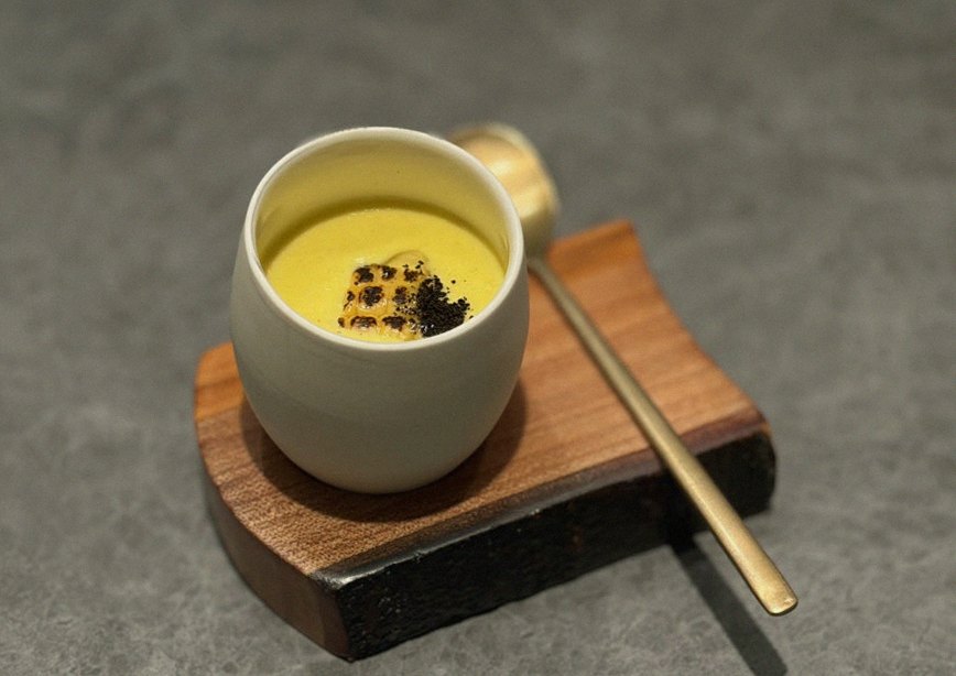 GOWOOGA Gangnam·Yeoksam · a warm soup to finish the course
