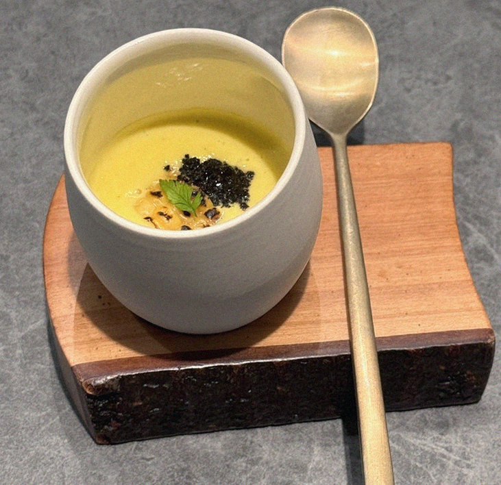 GOWOOGA Gangnam·Yeoksam · a warm soup to finish the course