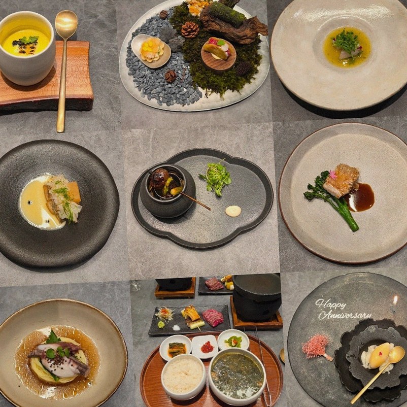 GOWOOGA Gangnam·Yeoksam · the full Hanwoo omakase table
