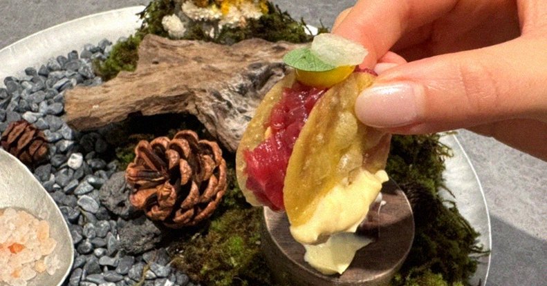 GOWOOGA Gangnam·Yeoksam · fresh Hanwoo beef tartare (yukhoe)