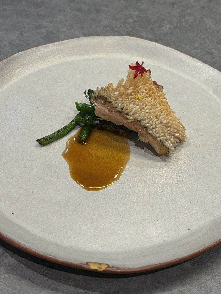 GOWOOGA Gangnam·Yeoksam · a plated course of Hanwoo beef