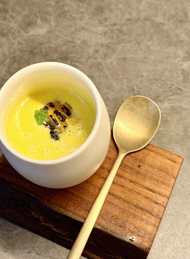 GOWOOGA Yeouido · a warm soup to finish the course