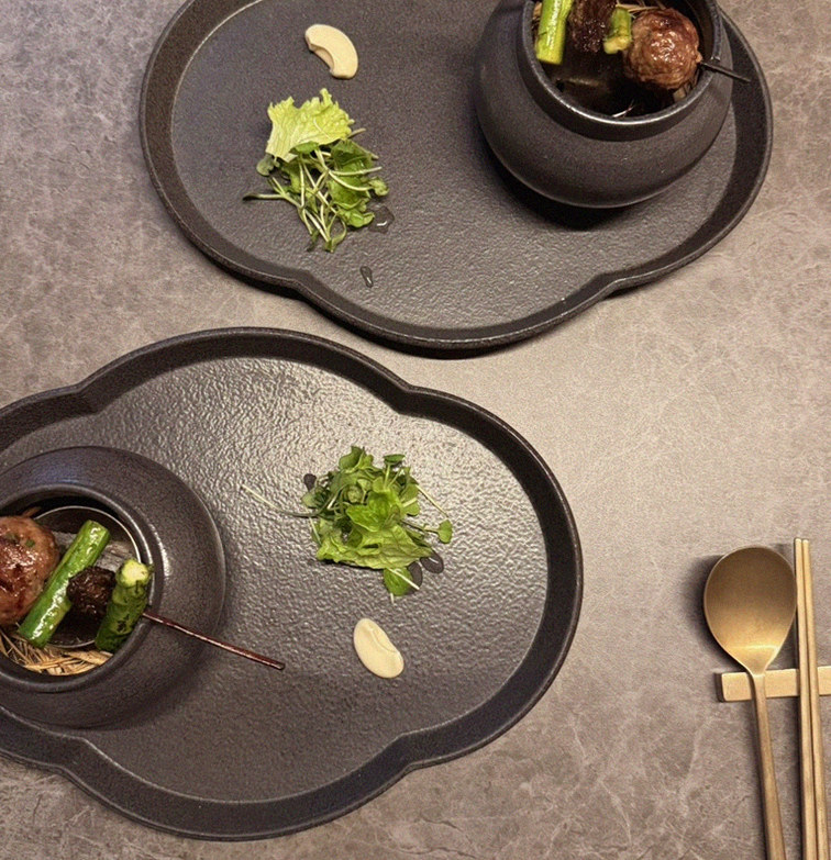 고우가 여의도점 · 여의도 룸식당 더현대서울 맛집 · 한 접시씩 정성껏 플레이팅된 한우 코스 요리