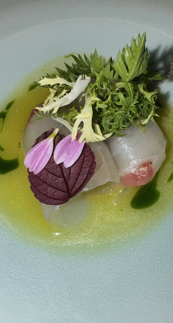 WOOARA Gwanghwamun · a plated course of Hanwoo beef
