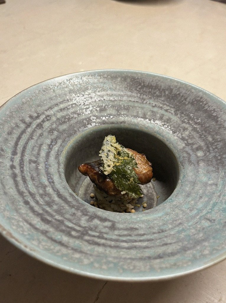 WOOARA Gwanghwamun · a plated course of Hanwoo beef