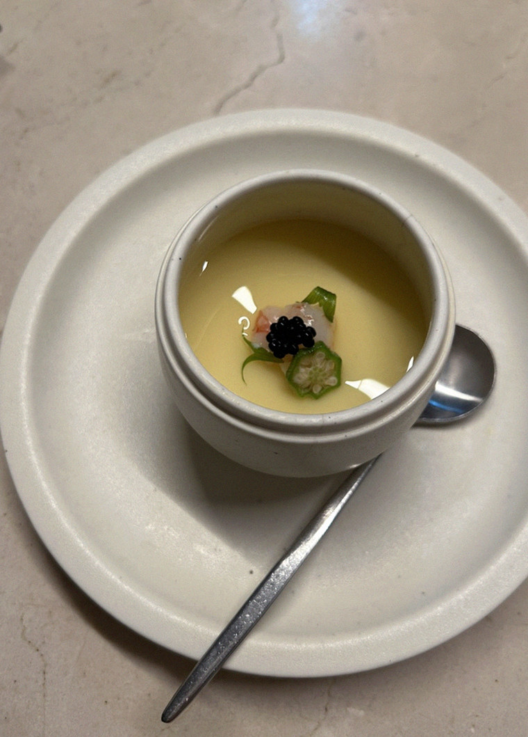 WOOARA Gwanghwamun · a warm soup to finish the course