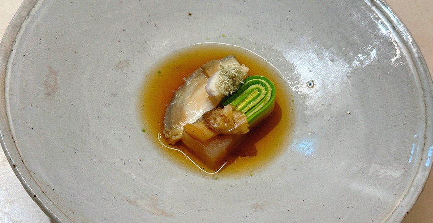 WOOARA Gwanghwamun · seafood course served alongside the beef