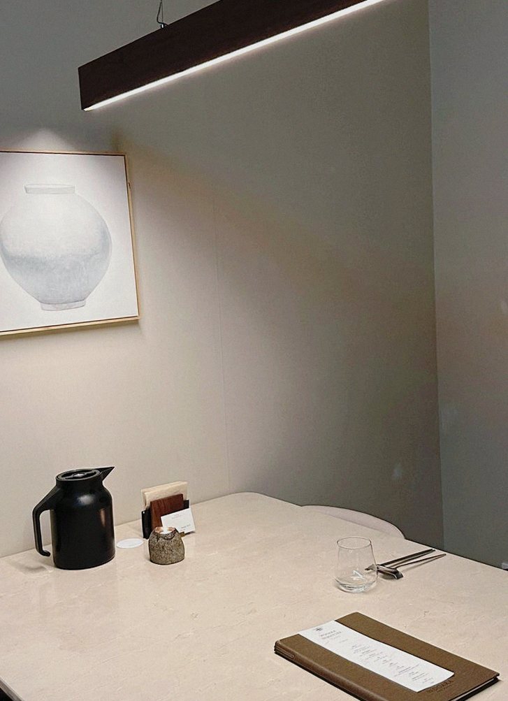WOOARA Gwanghwamun · a private dining room — every table is a private room