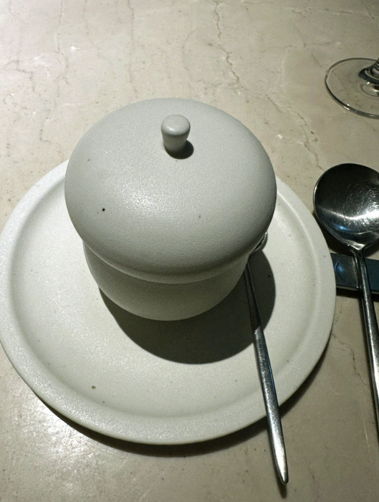 WOOARA Gwanghwamun · a warm soup to finish the course
