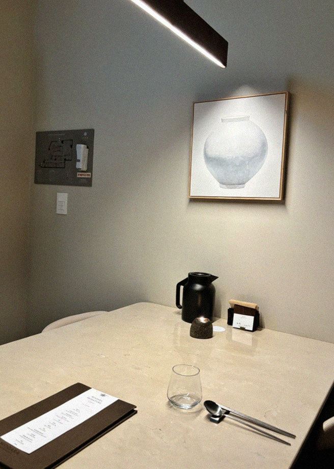 WOOARA Gwanghwamun · a private dining room — every table is a private room