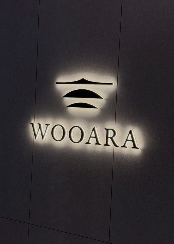 WOOARA Gwanghwamun · restaurant entrance and signage