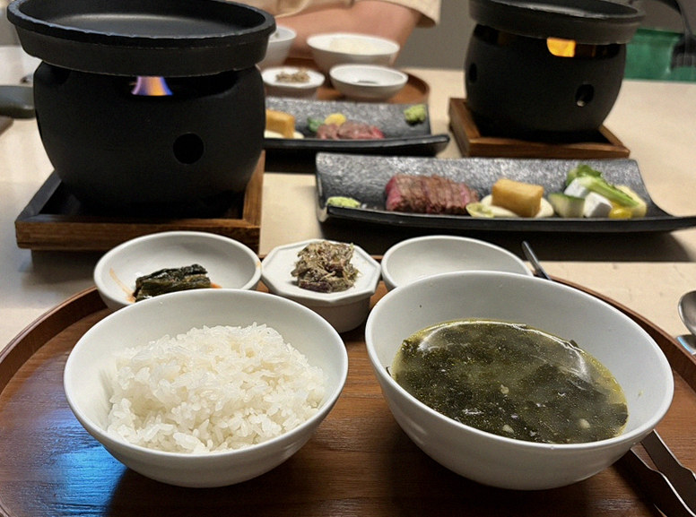 WOOARA Gwanghwamun · the rice course with accompaniments