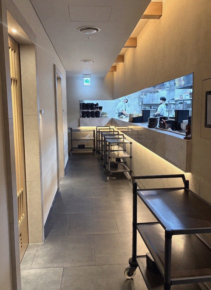 WOOARA Gwanghwamun · a private dining room — every table is a private room