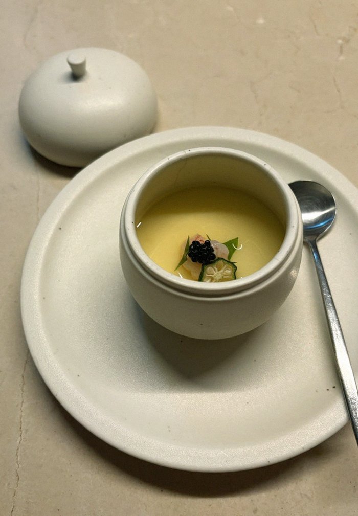 WOOARA Gwanghwamun · a warm soup to finish the course
